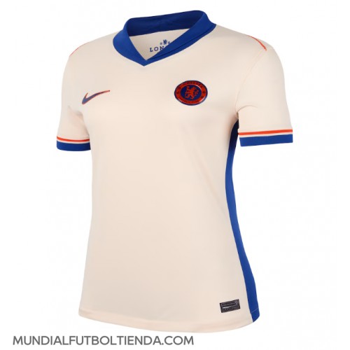 Camiseta Chelsea Segunda Equipación Replica 2024-25 para mujer mangas cortas